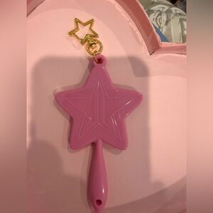 Jeffree Star Pink Star-Shaped keychain mini Mirror